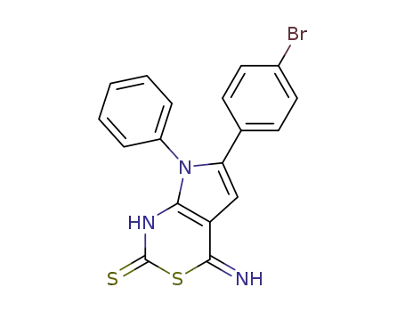 6-(4-bromophenyl)-4-imino-7-phenylpyrrolo[2,3-d][1,3]thiazin-2(1H,4H,7H)-thione