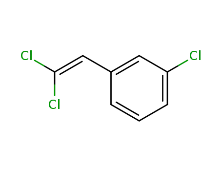 Molecular Structure of 65085-92-9 (Benzene, 1-chloro-3-(2,2-dichloroethenyl)-)
