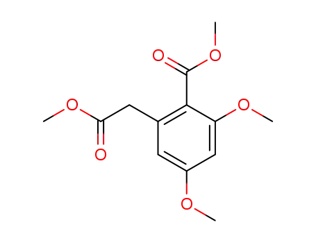 Benzeneacetic acid, 3,5-dimethoxy-2-(methoxycarbonyl)-, methyl ester