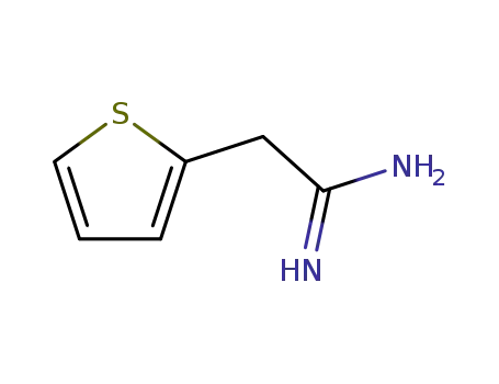 Molecular Structure of 28424-54-6 (2-THIOPHEN-2-YL-ACETAMIDINE)