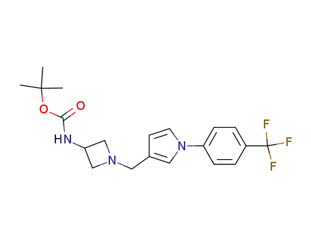 tert-butyl [1-({1-[4-(trifluoromethyl)phenyl]-1H-pyrrol-3-yl}methyl)azetidin-3-yl]carbamate