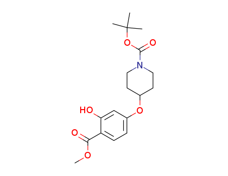 tert-butyl 4-(3-hydroxy-4-(methoxycarbonyl)phenoxy)piperidine-1-carboxylate