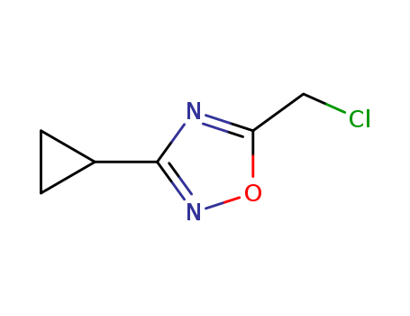 1,2,4-OXADIAZOLE, 5-(CHLOROMETHYL)-3-CYCLOPROPYL-