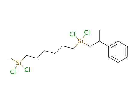 α-(Methyldichlorosilyl)-ω-{(2-Phenylpropyl)-Dichlorosilyl}Hexane
