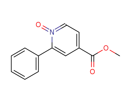 4-Pyridinecarboxylic acid, 2-phenyl-, methyl ester, 1-oxide