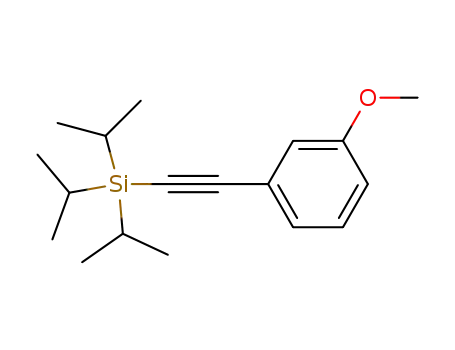 1-(triisopropylsilyl)-2-(3-methoxyphenyl)ethyne