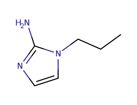Molecular Structure of 535936-82-4 (1H-Imidazol-2-amine,1-propyl-)