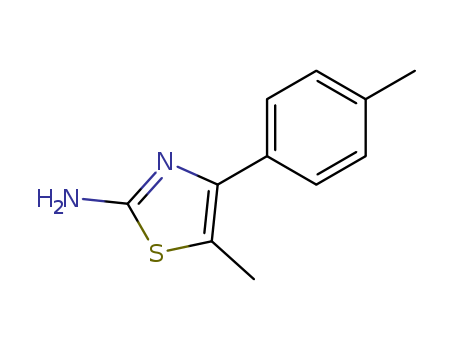 5-methyl-4-(4-methylphenyl)-1,3-thiazol-2-amine(SALTDATA: FREE)