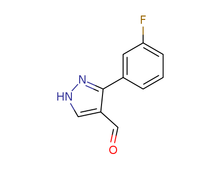 3-(3-fluorophenyl)-1H-pyrazole-4-carbaldehyde(SALTDATA: FREE)