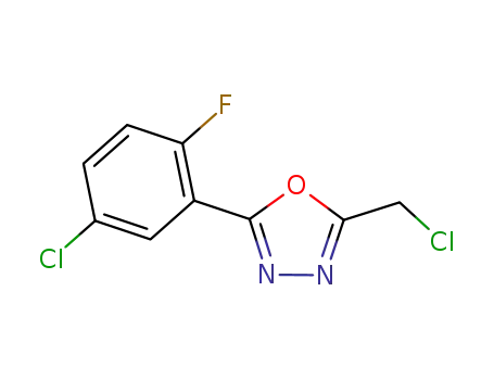 1,3,4-Oxadiazole, 2-(5-chloro-2-fluorophenyl)-5-(chloromethyl)-