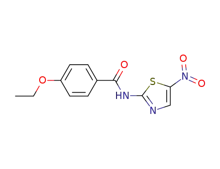 Molecular Structure of 312608-54-1 (4-ethoxy-N-(5-nitrothiazol-2-yl)benzamide)