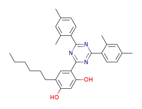 1,3-Benzenediol,
4-[4,6-bis(2,4-dimethylphenyl)-1,3,5-triazin-2-yl]-6-hexyl-