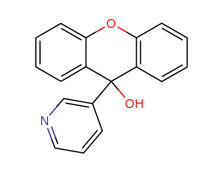 9-pyridin-3-ylxanthen-9-ol cas  3704-83-4
