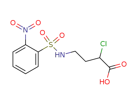 (R)-4-N-(2-nitrobenzenesulfonyl)-amino-2-chlorobutyric acid