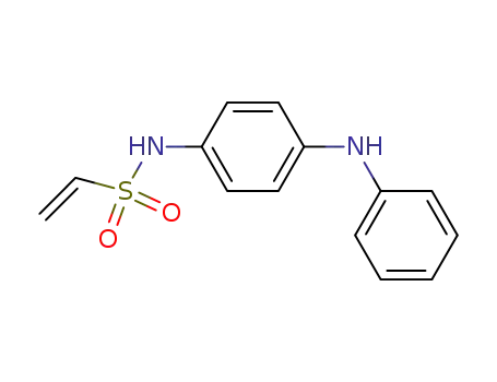 Molecular Structure of 77229-34-6 (N-(4-anilino)phenyl-vinylsulfonamide)