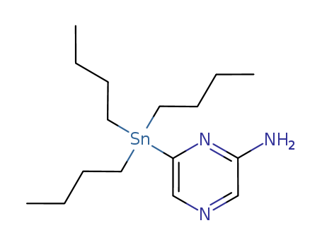 6-(tributylstannyl)pyrazin-2-amine