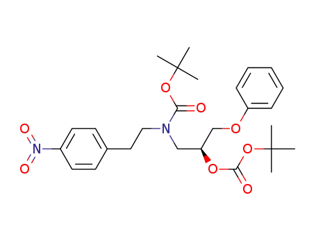 (1 S)-2-[(tert-Butoxycarbonyl)(4-nitrophenethyl)amino]-1-(phenoxymethyl) ethyl tert-butyl carbonate