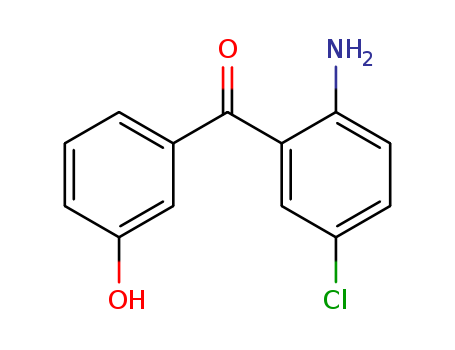 (2-amino-5-chlorophenyl)(3-hydroxyphenyl)methanone