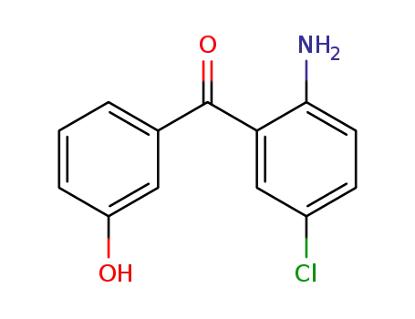 (2- 아미노 -5- 클로로 페닐) (3- 하이드 록시 페닐) 메타 논