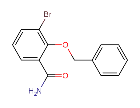 2-(benzyloxy)-3-bromobenzamide