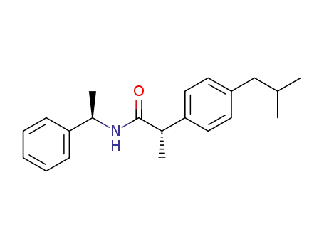 (S,R)-N-(1-Phenylethyl) Ibuprofen AMide