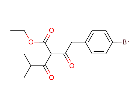 Benzenebutanoic acid, 4-bromo-a-(2-methyl-1-oxopropyl)-b-oxo-, ethyl
ester