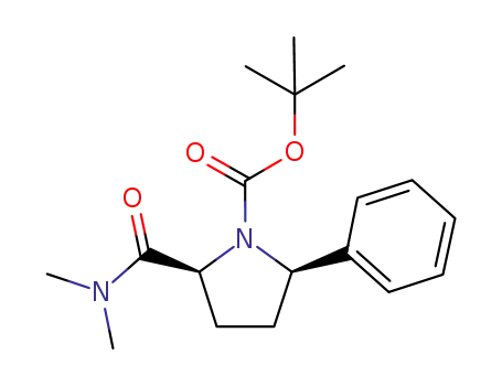(2S,5R)-tert-butyl 2-(dimethylcarbamoyl)-5-phenylpyrrolidine-1-carboxylate