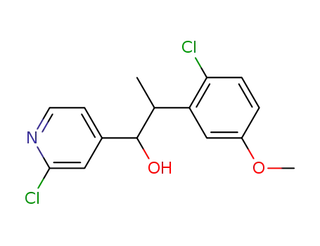 2-(2-Chloro-5-methoxy-phenyl)-1-(2-chloro-pyridin-4-yl)-propan-1-ol