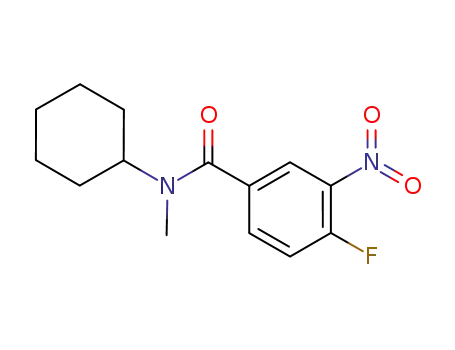 N-cyclohexyl-4-fluoro-N-methyl-3-nitrobenzamide