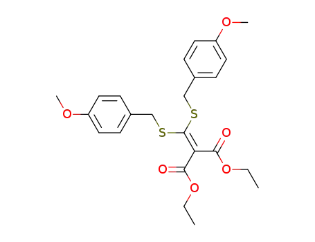 Propanedioic acid, [bis[[(4-methoxyphenyl)methyl]thio]methylene]-,
diethyl ester