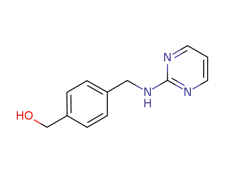 Molecular Structure of 897657-96-4 ((4-((PyriMidin-2-ylaMino)Methyl)phenyl)Methanol)