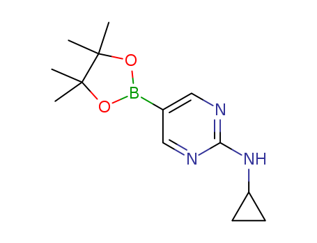 2-Cyclopropylaminopyrimidine-5-boronic acid pinacol ester