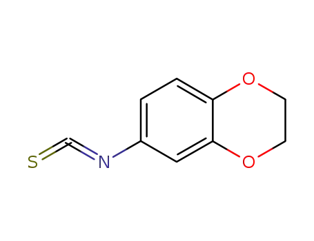 Molecular Structure of 141492-50-4 (2,3-DIHYDRO-1,4-BENZODIOXIN-6-YL ISOTHIOCYANATE)