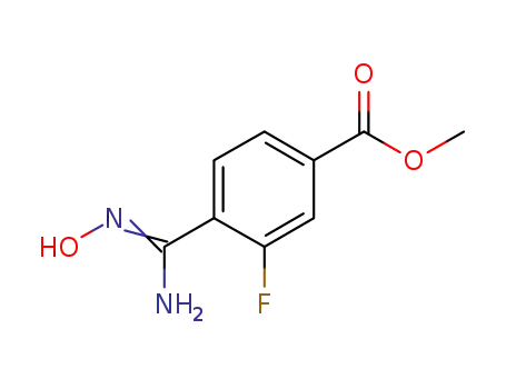 methyl 4-[amino(hydroxyimino)methyl]-3-fluorobenzoate