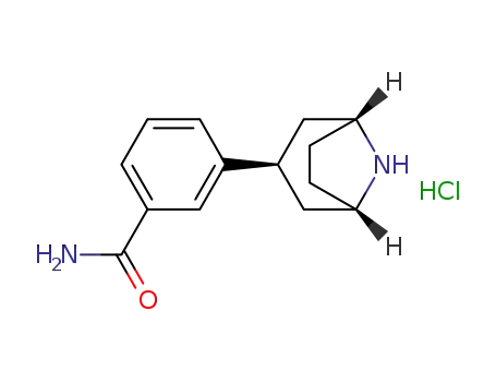 Molecular Structure of 949904-53-4 (3-((1R,3r,5S)-8-azabicyclo[3.2.1]octan-3-yl)benzaMide hydrochloride)