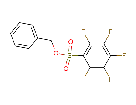 Molecular Structure of 1054554-28-7 (benzyl pentafluorobenzenesulfonate)