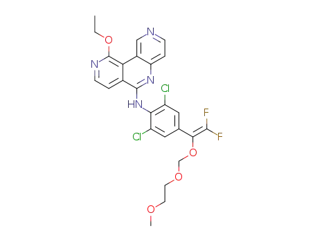 N-(2,6-dichloro-4-{2,2-difluoro-1-[(2-methoxyethoxy)methoxy]vinyl}phenyl)-10-ethoxypyrido[4,3-c]-1,6-naphthyridin-6-amine