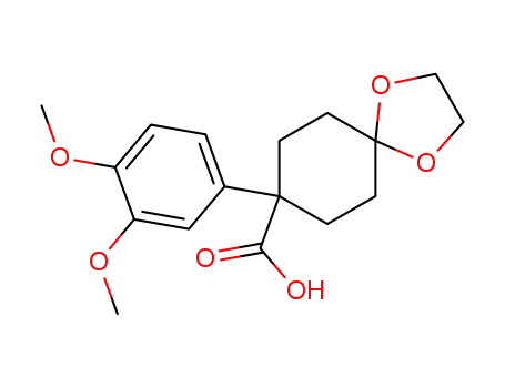 8-(3,4-Dimethoxyphenyl)-1,4-dioxaspiro[4.5]decane-8-carboxylic acid