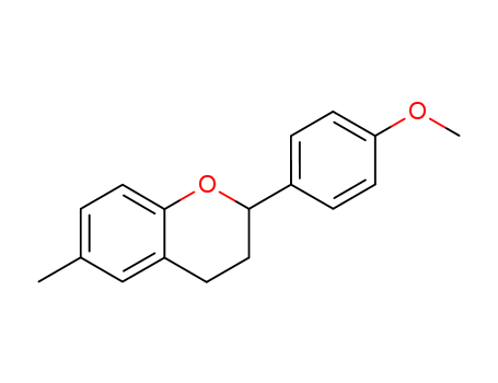 2H-1-Benzopyran, 3,4-dihydro-2-(4-methoxyphenyl)-6-methyl-