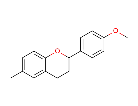 2H-1-Benzopyran, 3,4-dihydro-2-(4-methoxyphenyl)-6-methyl-