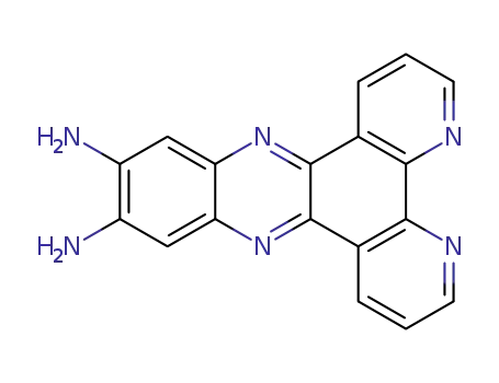 Molecular Structure of 176649-65-3 (11,12-diaminodipyrido[3,2-a:2′,3′-c]phenazine)