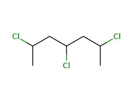 Molecular Structure of 13049-21-3 (Heptane, 2,4,6-trichloro-)