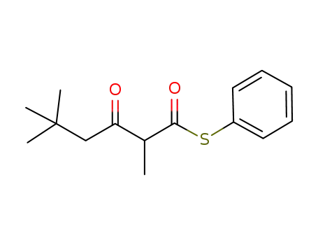 S-phenyl 2,5,5-trimethyl-3-oxohexanethioate