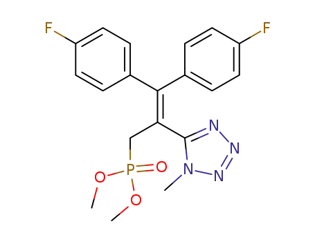 dimethyl <3,3-bis(4-fluorophenyl)-2-(1-methyl-1H-tetrazol-5-yl)-2-propen-1-yl>phosphonate