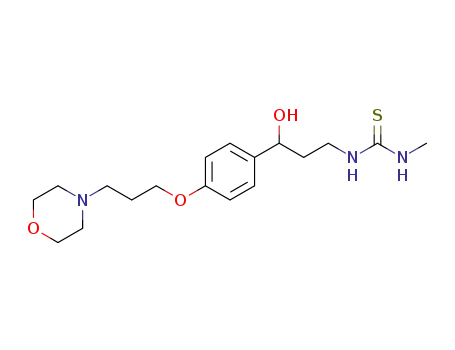 1-[3-{4-(3-morpholinopropoxy)phenyl}-3-hydroxypropyl]-3-methylthiourea