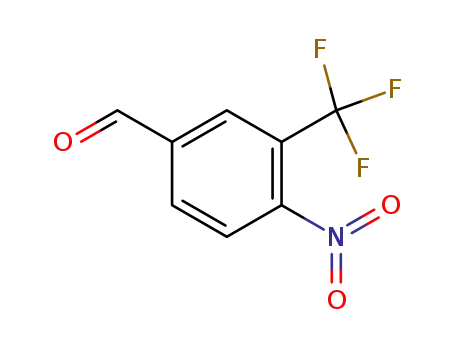 Molecular Structure of 101066-57-3 (4-Nitro-3-(trifluoromethyl)benzaldehyde)