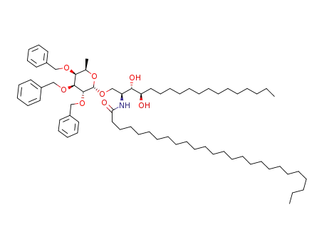 (2S,3S,4R)-2-(hexacosanamido)-1-O-(2,3,4-tri-O-benzyl-α-D-fucopyranosyl)octadecane-1,3,4-triol