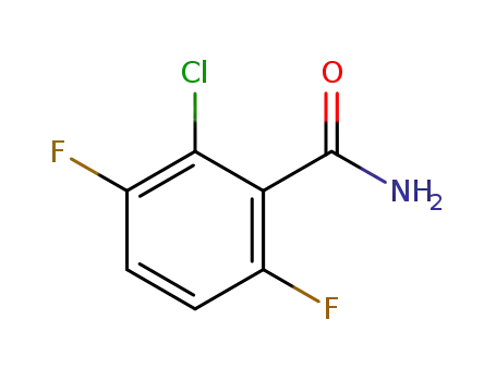 Molecular Structure of 261762-40-7 (2-CHLORO-3,6-DIFLUOROBENZAMIDE)