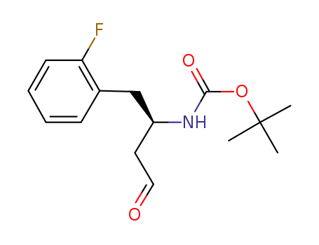 (1R)-[(2-fluoro-benzyl)-3-oxo-propyl]-carbamic acid tert-butyl ester