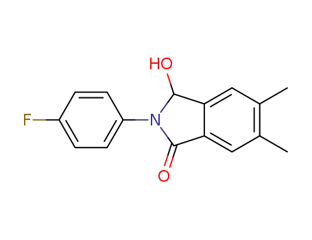 5,6-dimethyl-2-(4-fluorophenyl)-3-hydroxyisoindolin-1-one